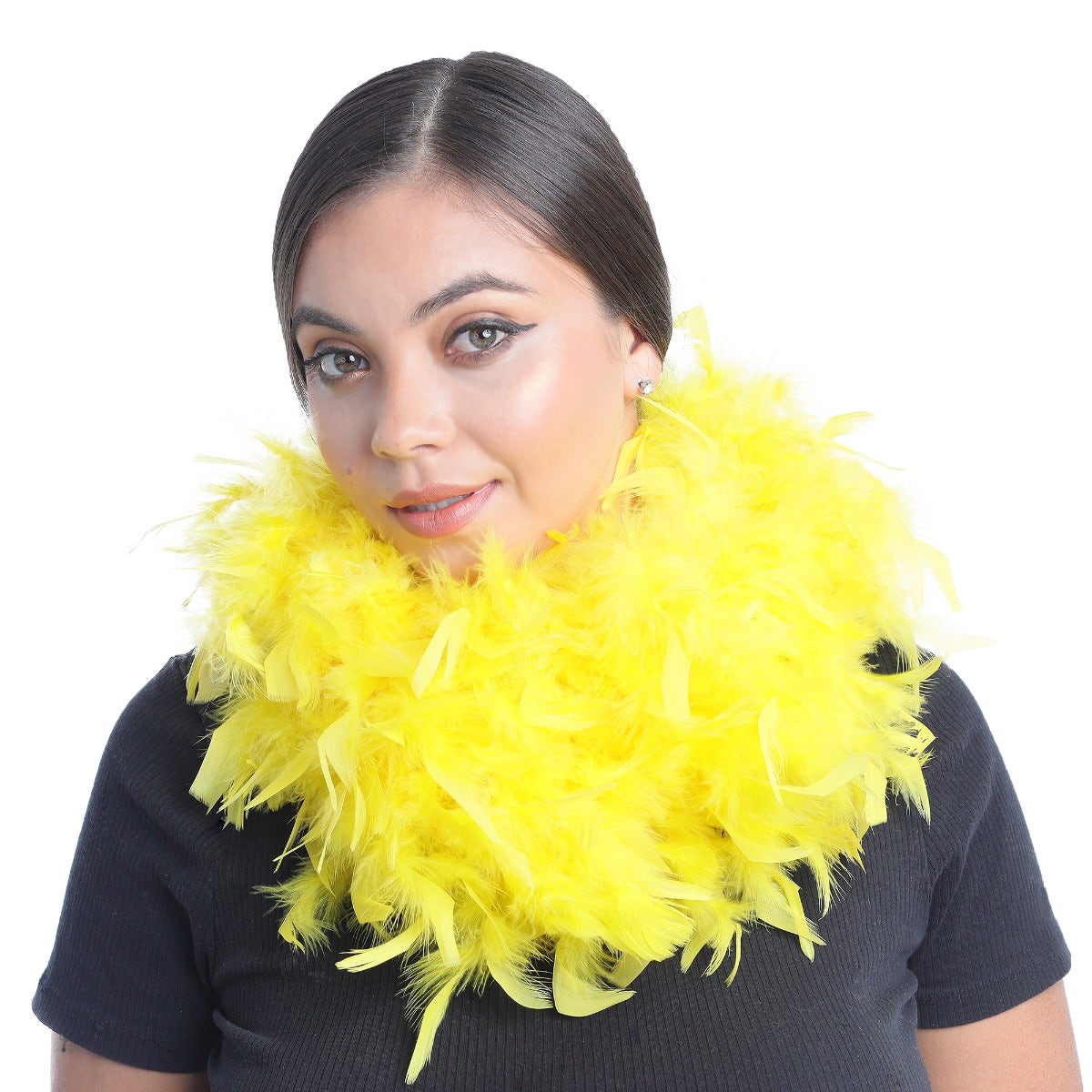 Chandelle Feather Boa - Medium Weight - Yellow