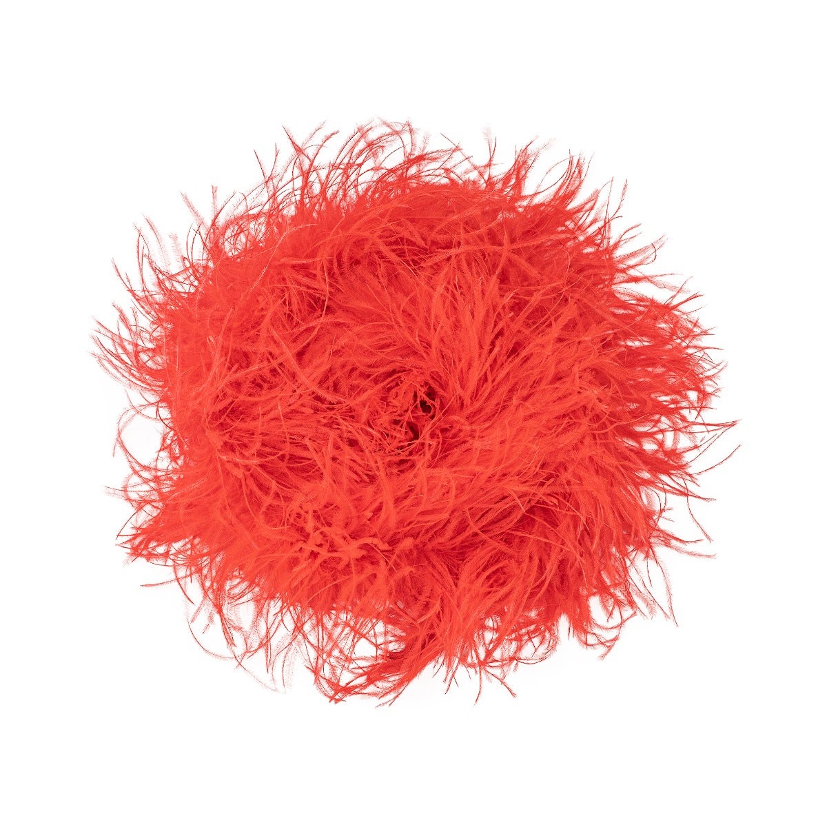 Red 3 Ply Ostrich Feather Boa