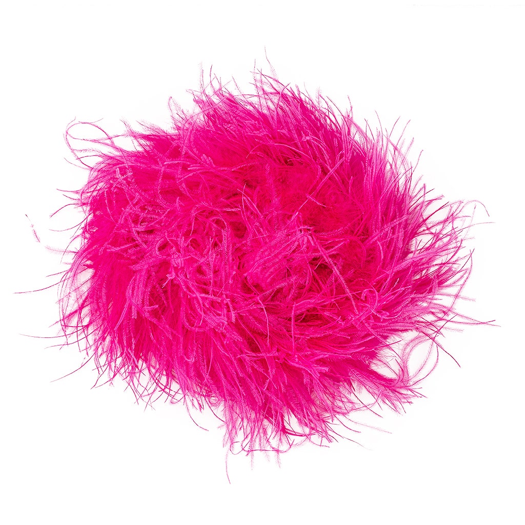 Shocking Hot Pink 2 Ply Ostrich Feather Boa