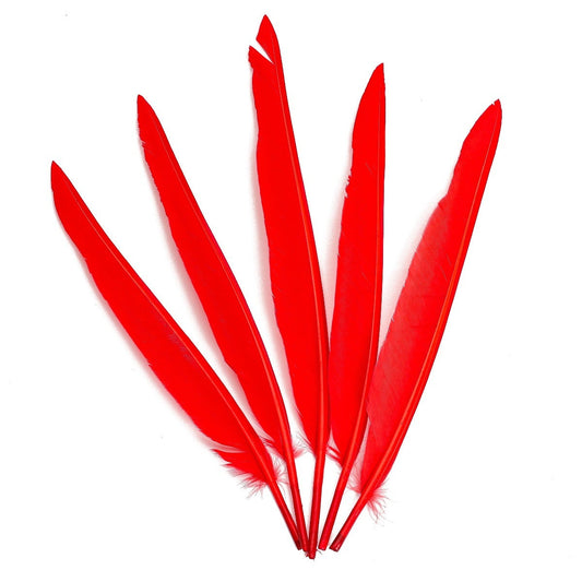 Loose Duck Pointers Shaded-Dyed - Red
