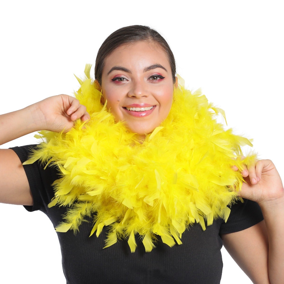 Chandelle Feather Boa - Heavyweight  - Yellow