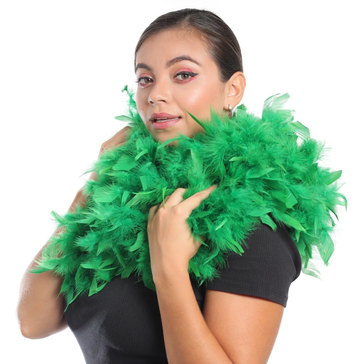 Chandelle Feather Boa - Heavyweight  - Kelly