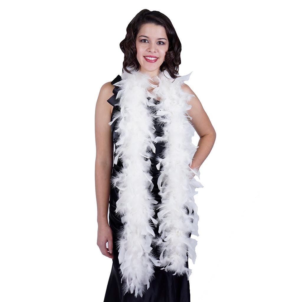 Chandelle Feather Boa - Lightweight - Ivory