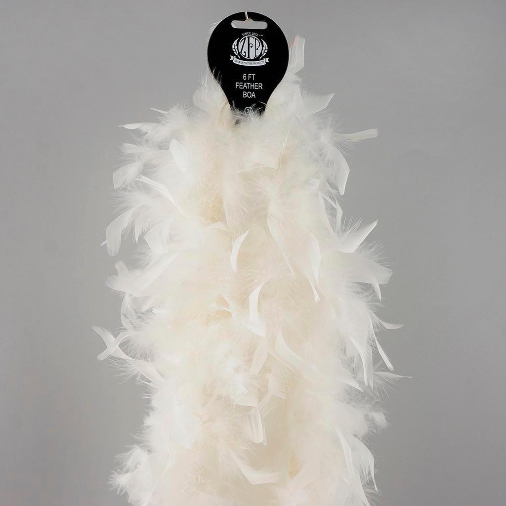 Chandelle Feather Boa - Lightweight - Ivory