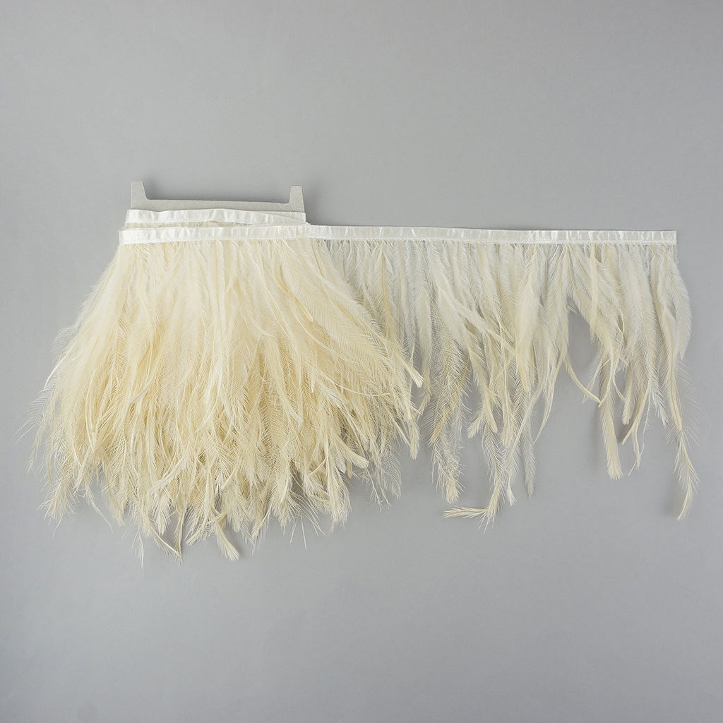Emu Feather Fringe 5yd Ivory