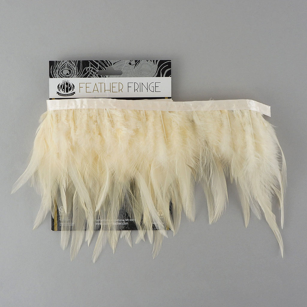 Saddle Fringe Dyed Ivory