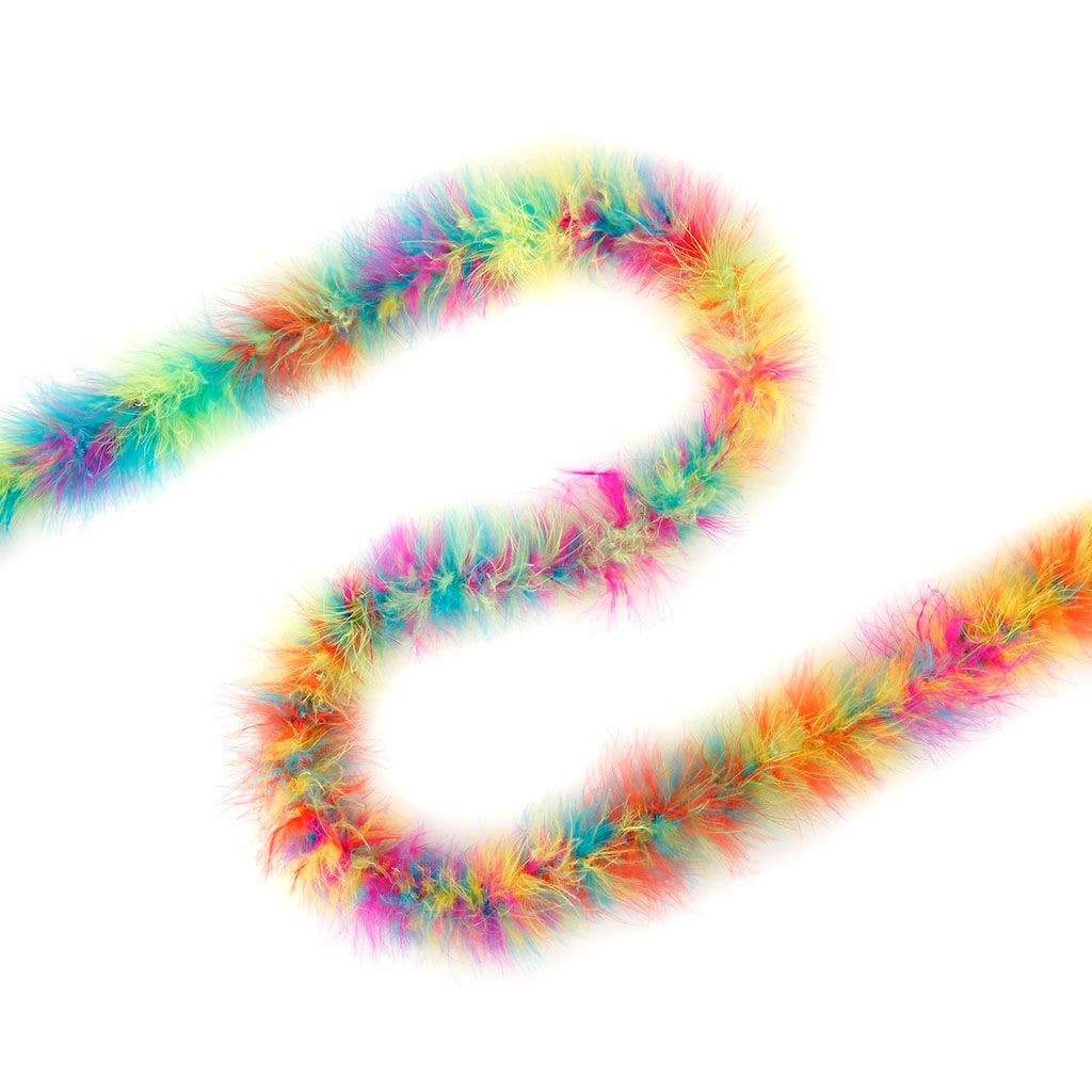 Marabou Feather Boa - Mediumweight  - Hot Mix