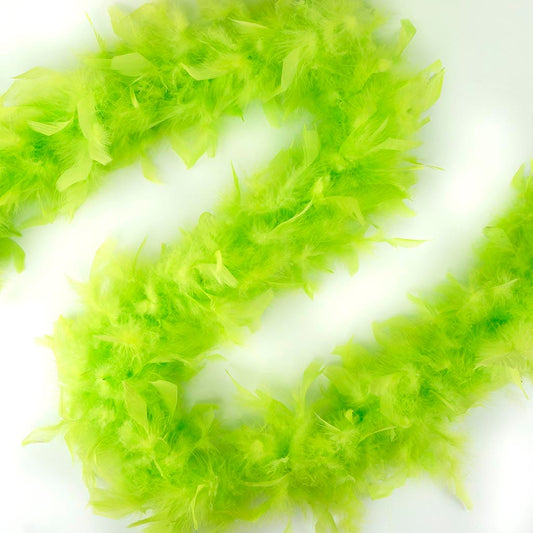 Chandelle Feather Boa - Lightweight - Lime