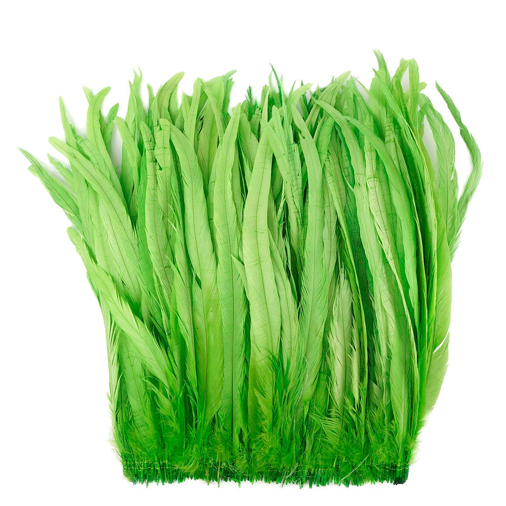 Rooster Coque Tails-Bleach-Dyed - Lime