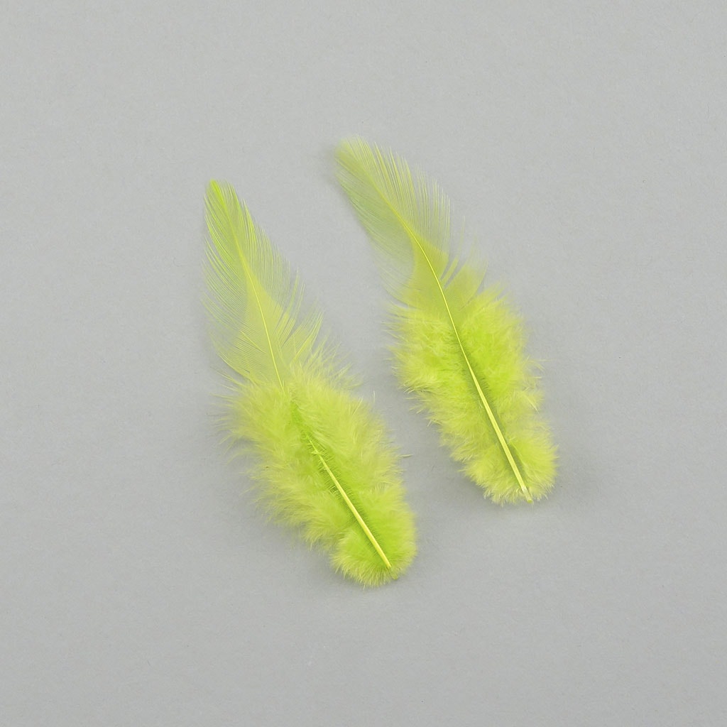 Rooster Saddles-White-Dyed - Lime