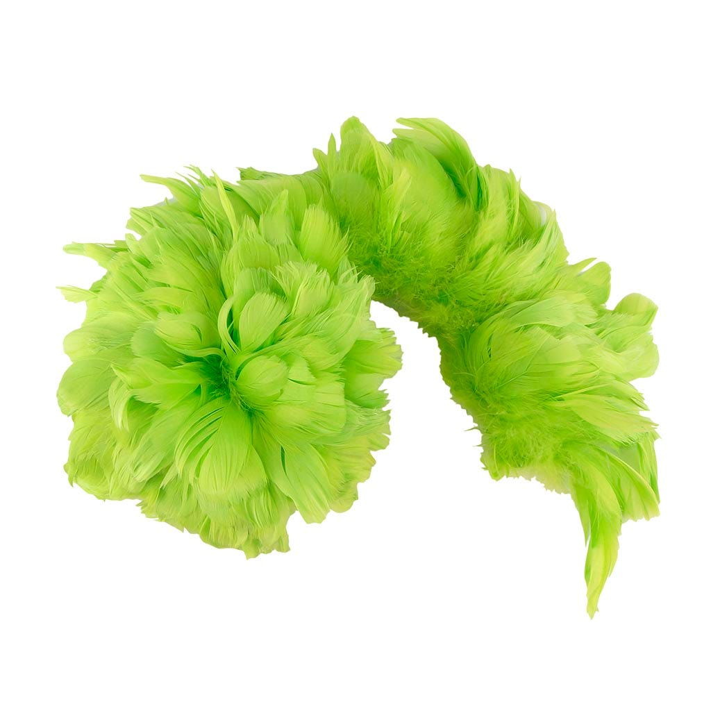 Goose Nagorie Feathers Dyed - Lime