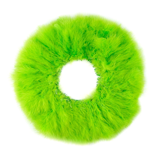 TURKEY MARABOU GOOD QUILL FEATHERS 3-4" - LIME