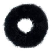 STRUNG TURKEY MARABOU BLOOD QUILL FEATHERS 3-4" - BLACK
