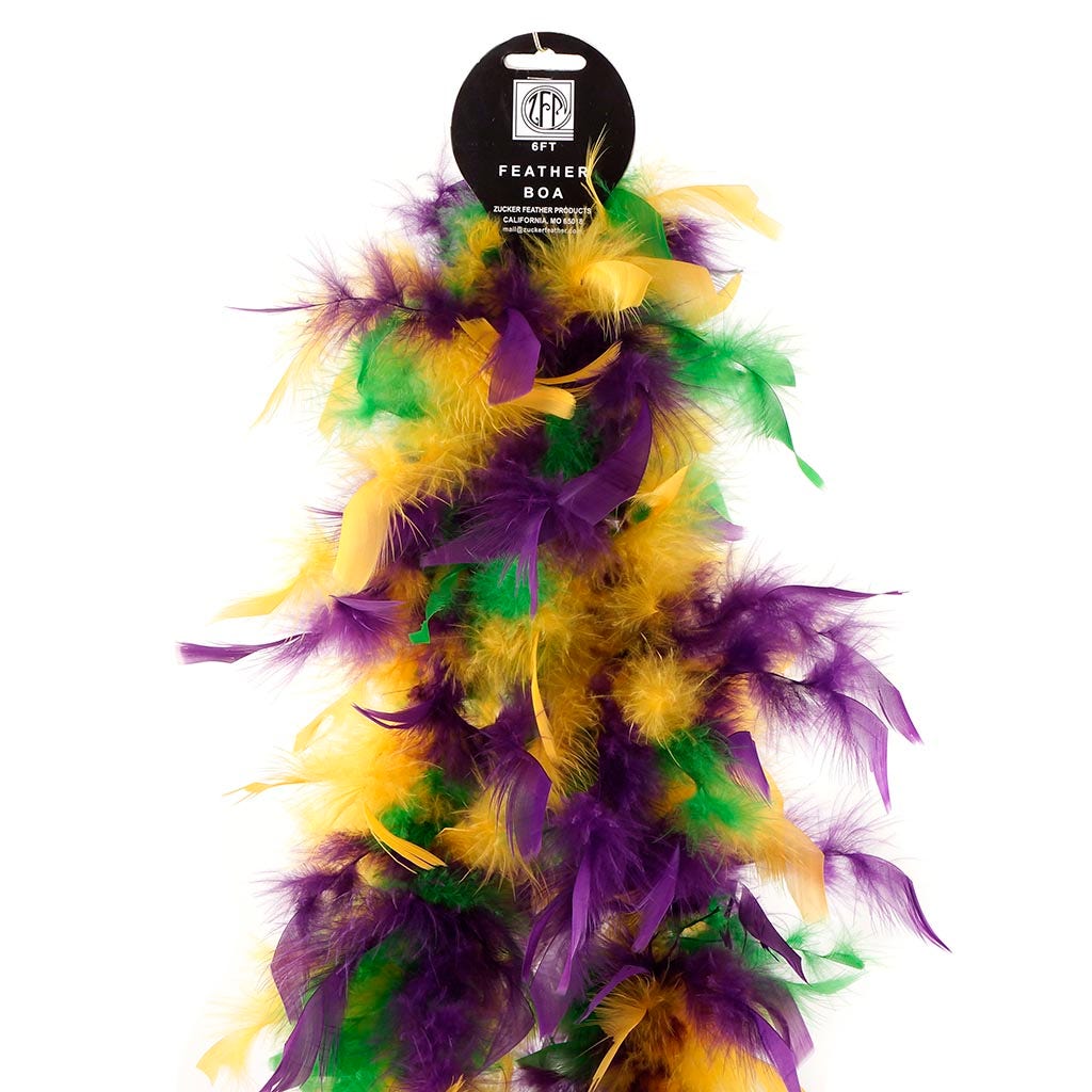 Chandelle Feather Boa - Lightweight - Mardigras Mix
