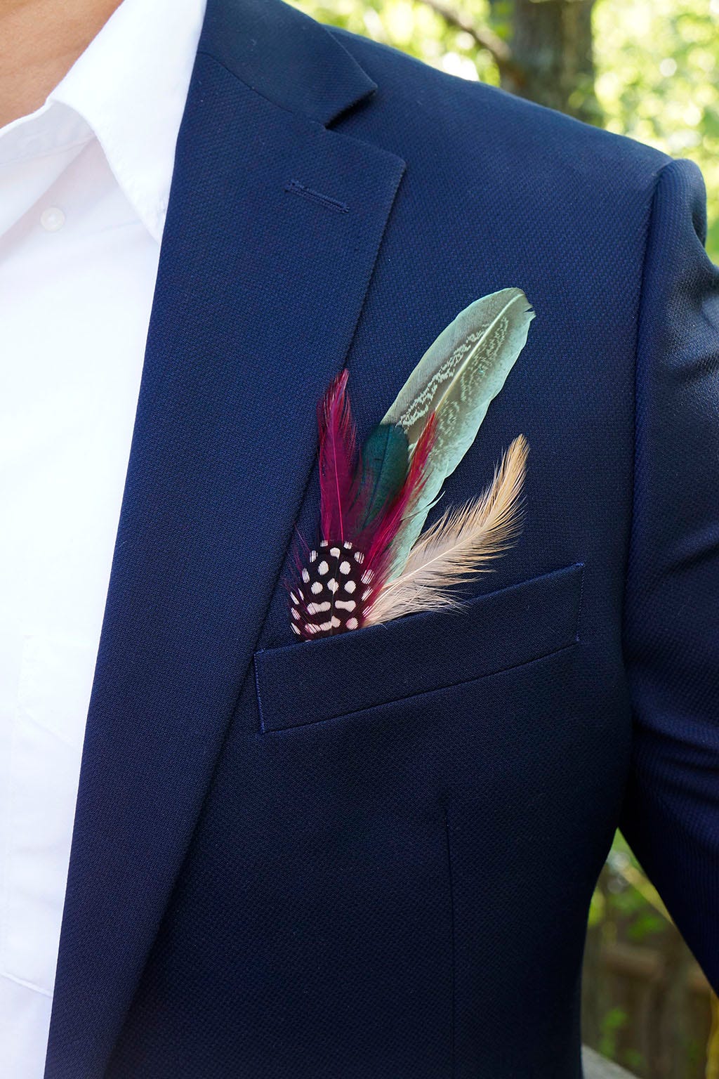 Pheasant Hackle Guinea Feather Hat Trims - Champagne - Mint - Natural