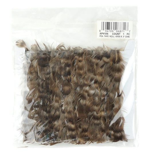 Feather Tape Trim w/Chinchilla - Natural