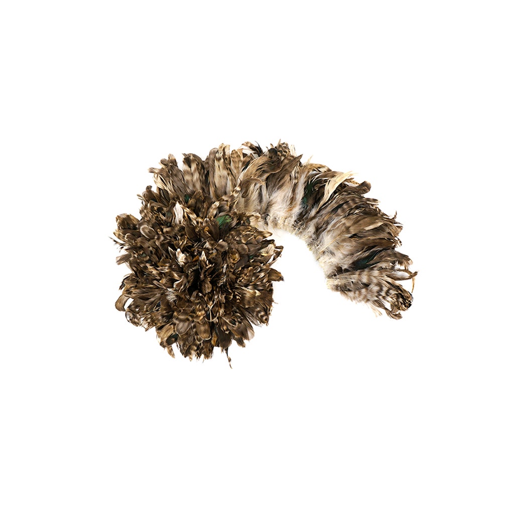 Rooster Coque Tails Feathers Chinchilla Natural 3-6" [1/4 LB Bulk]