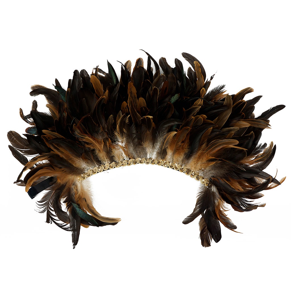 Natural Feather Spirit Carnival Headdress