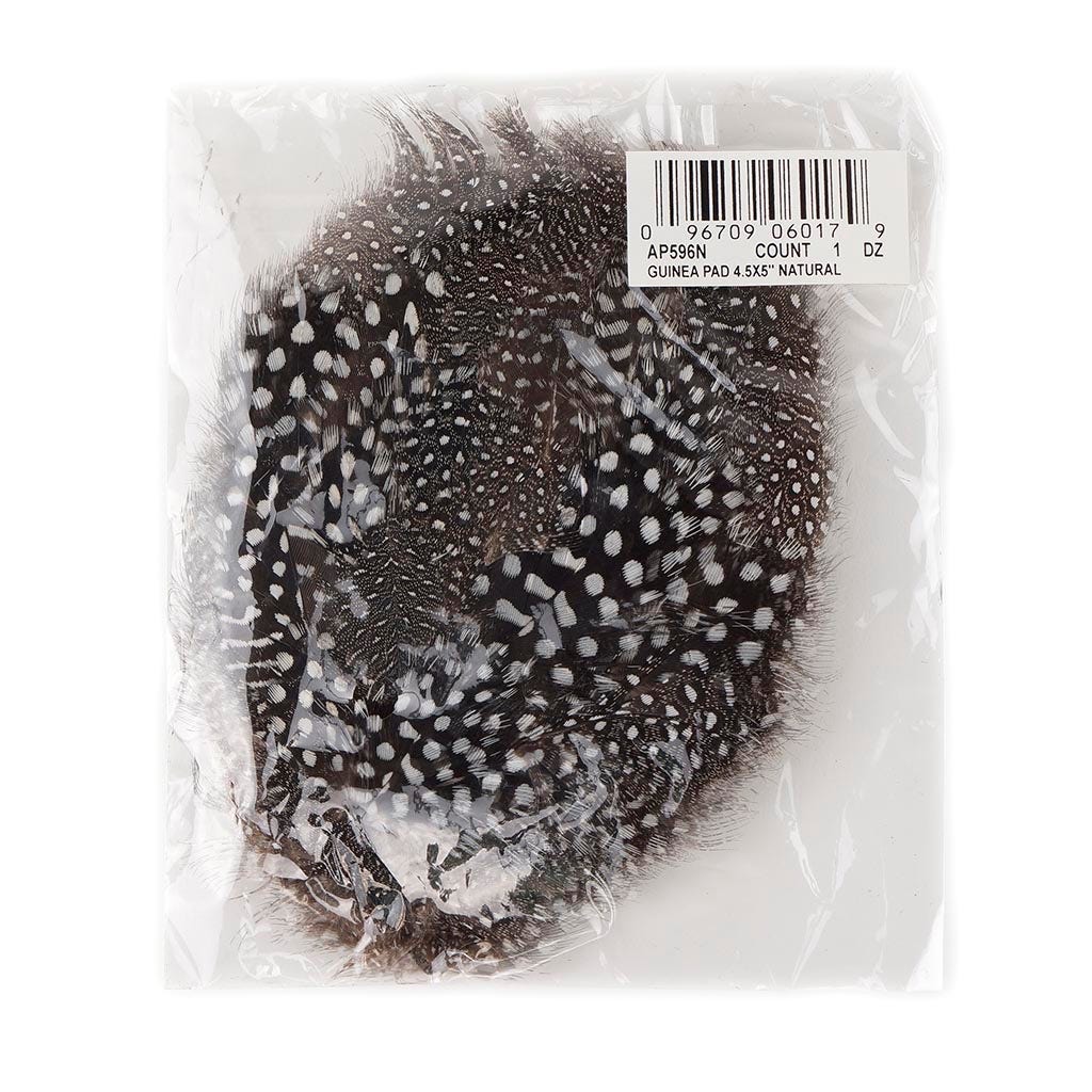 Natural Guinea Feather Pad - Natural