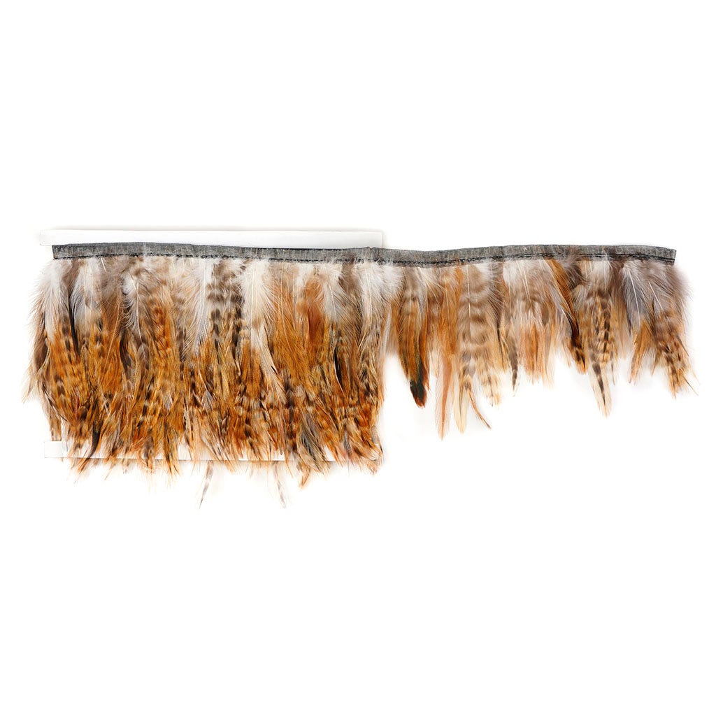 Red Chinchilla Hackle Fringe - Natural