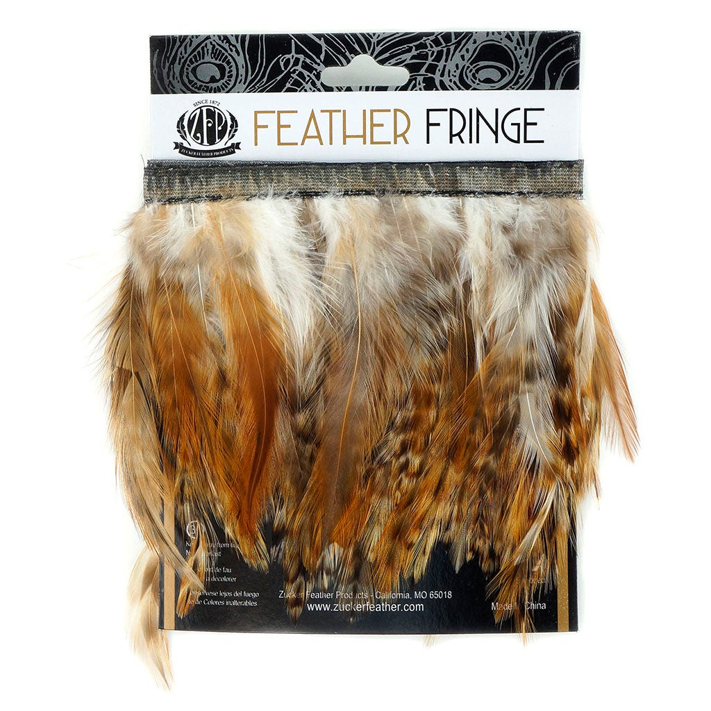 Red Chinchilla Hackle Fringe - 4 - 5"