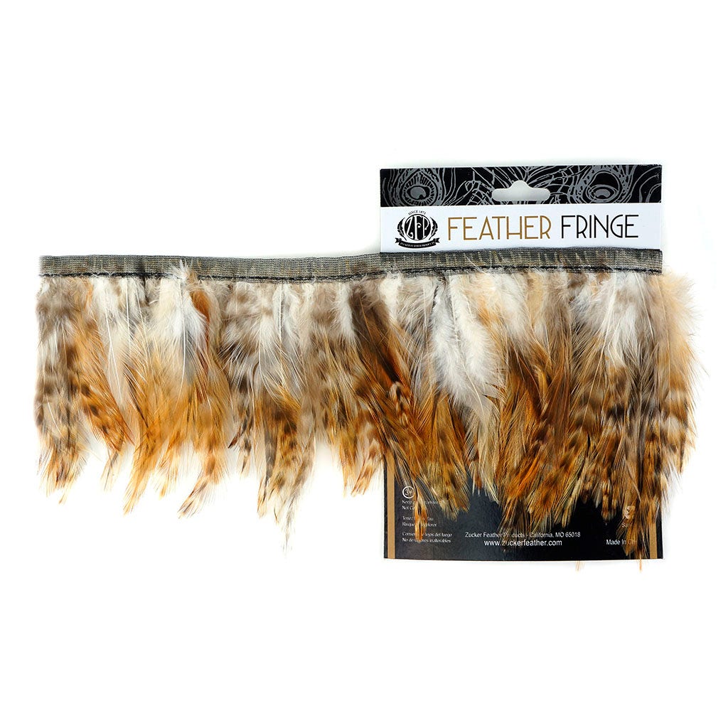 Red Chinchilla Hackle Fringe - 4 - 5"