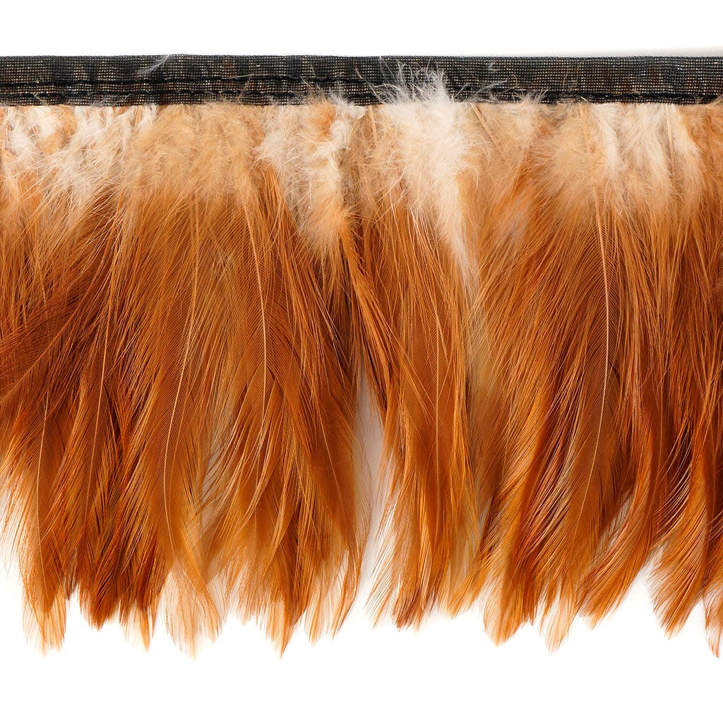 Natural Red Hackle Fringe - Natural