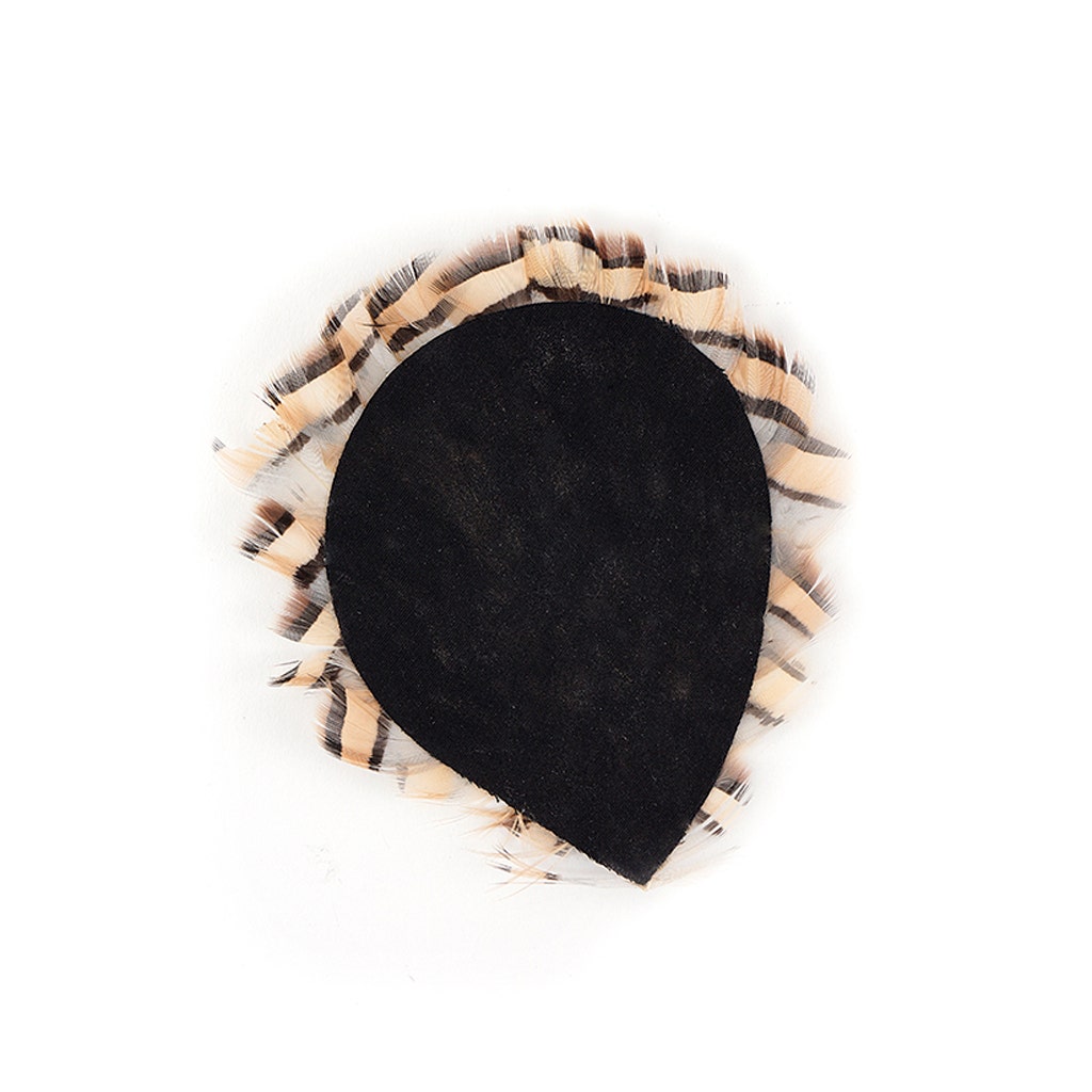 Partridge Plumage Feather Pad - Natural