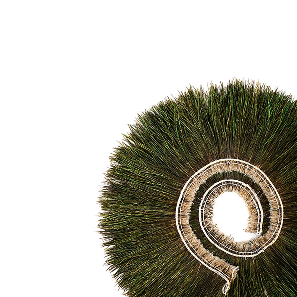 Peacock Flue (Herl) Feathers [{WEDDING CENTERPIECES}] 4-6 Inches - Natural