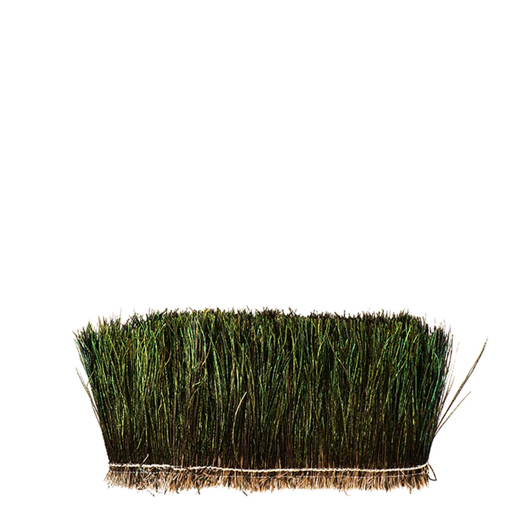 Peacock Flue (Herl) Feathers [{WEDDING CENTERPIECES}] 4-6 Inches - Natural