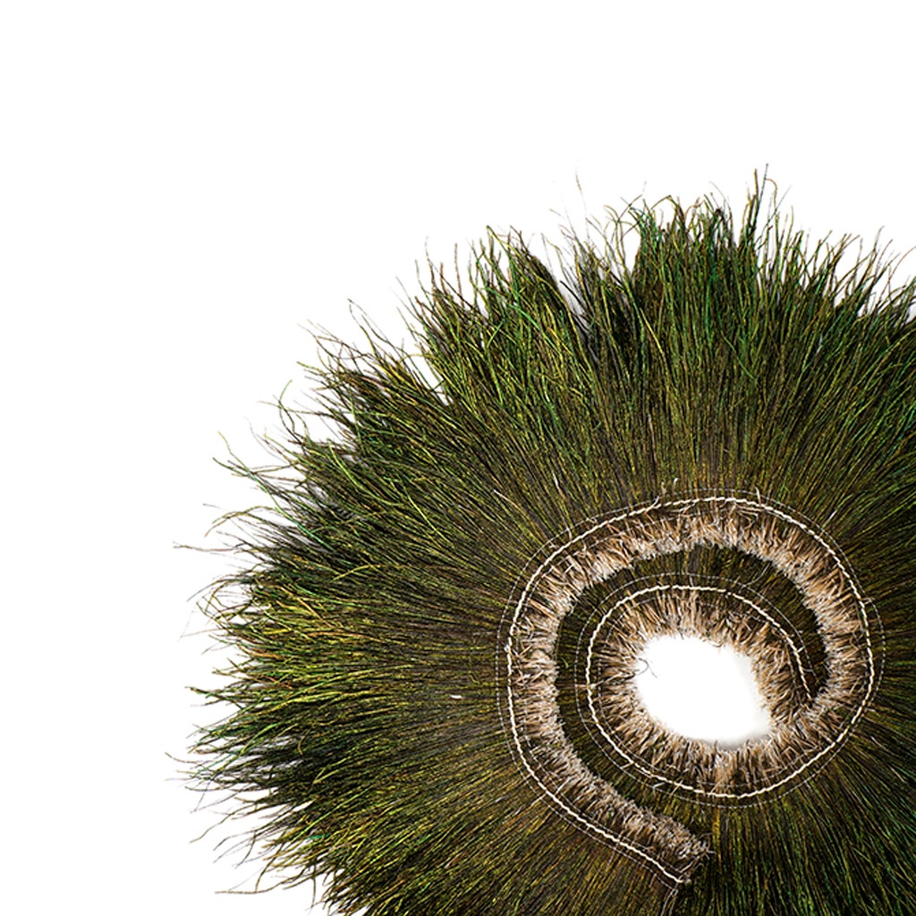Peacock Flue (Herl)Feathers [{WEDDING CENTERPIECES}] - Natural - 6-8"