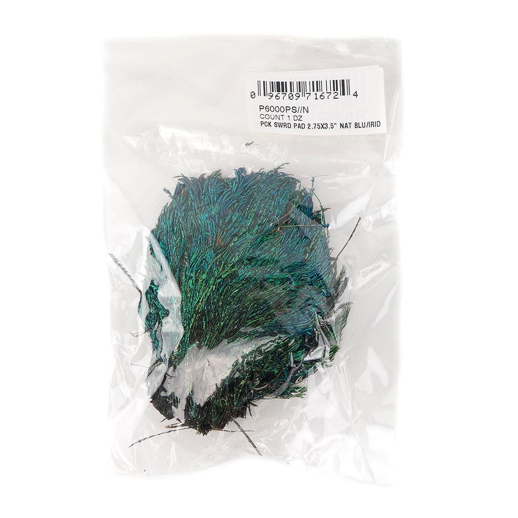 Peacock Sword Feather Pad - Natural