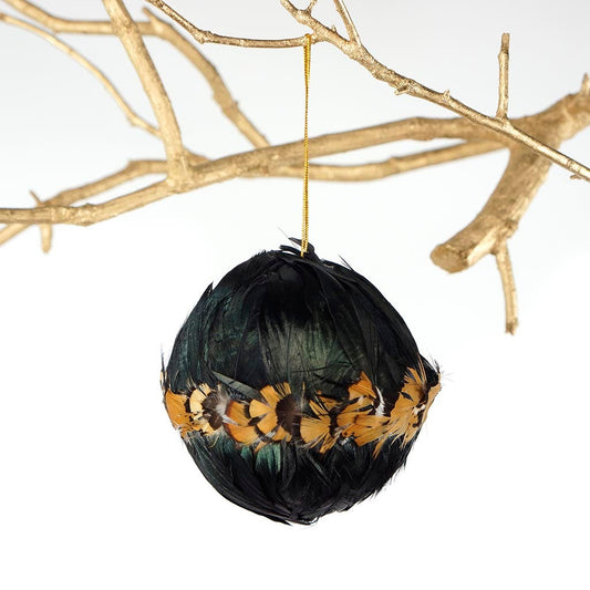Lady Amherst Pheasant Ornament 4" - Natural