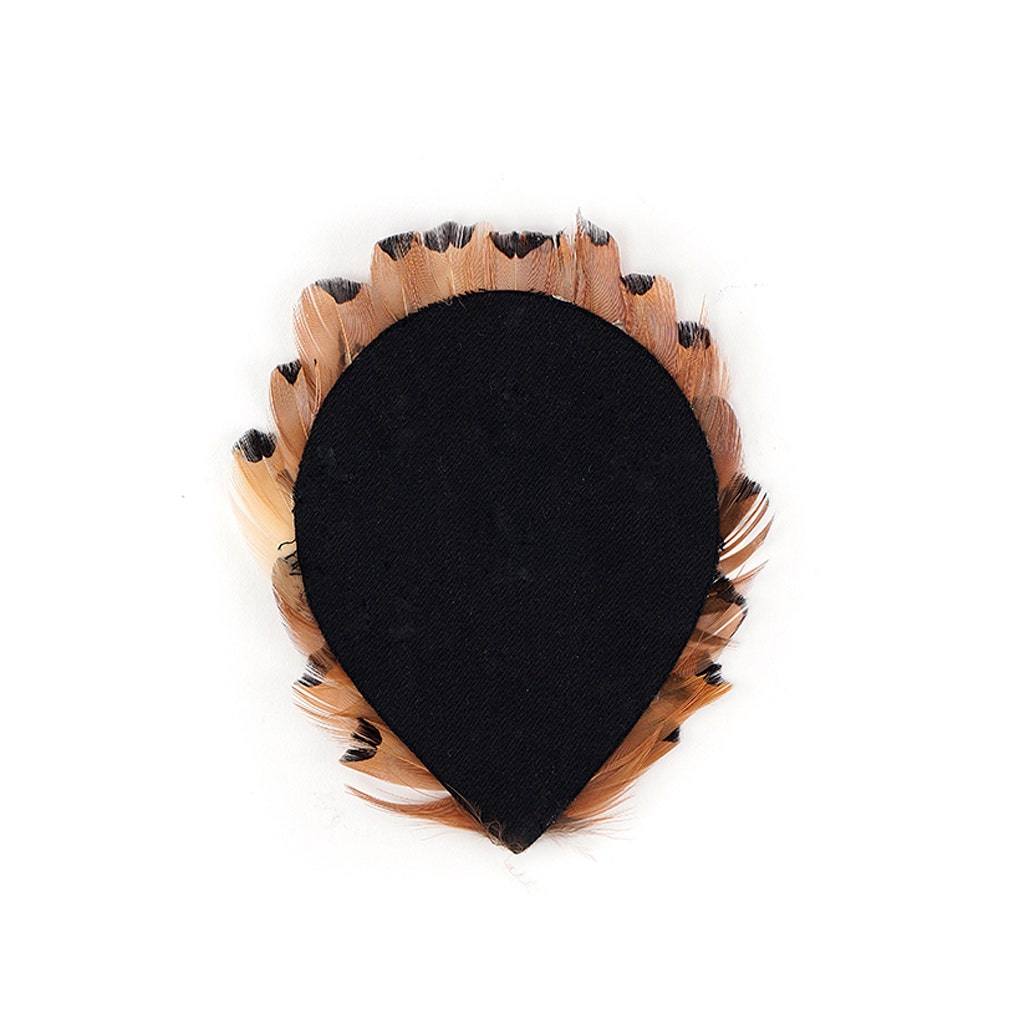 Heart Ringneck Feather Pad - Natural
