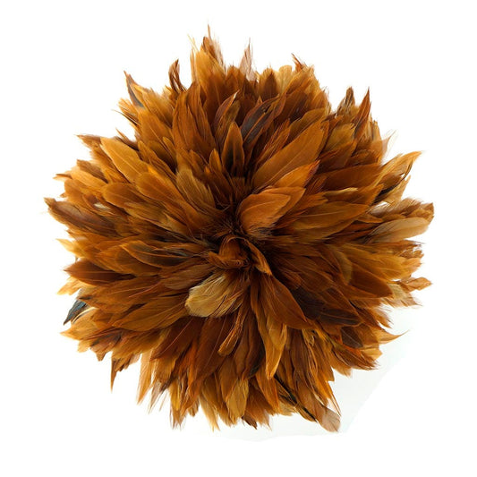 Rooster Schlappen-Natural Red 1YD Natural