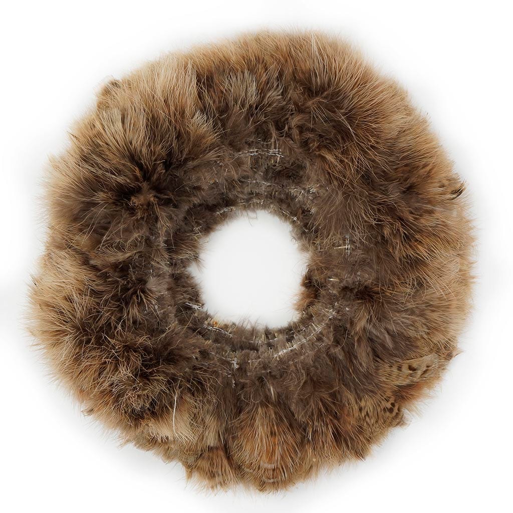 Ringneck Plumage Brown Feathers - 1YD - Natural