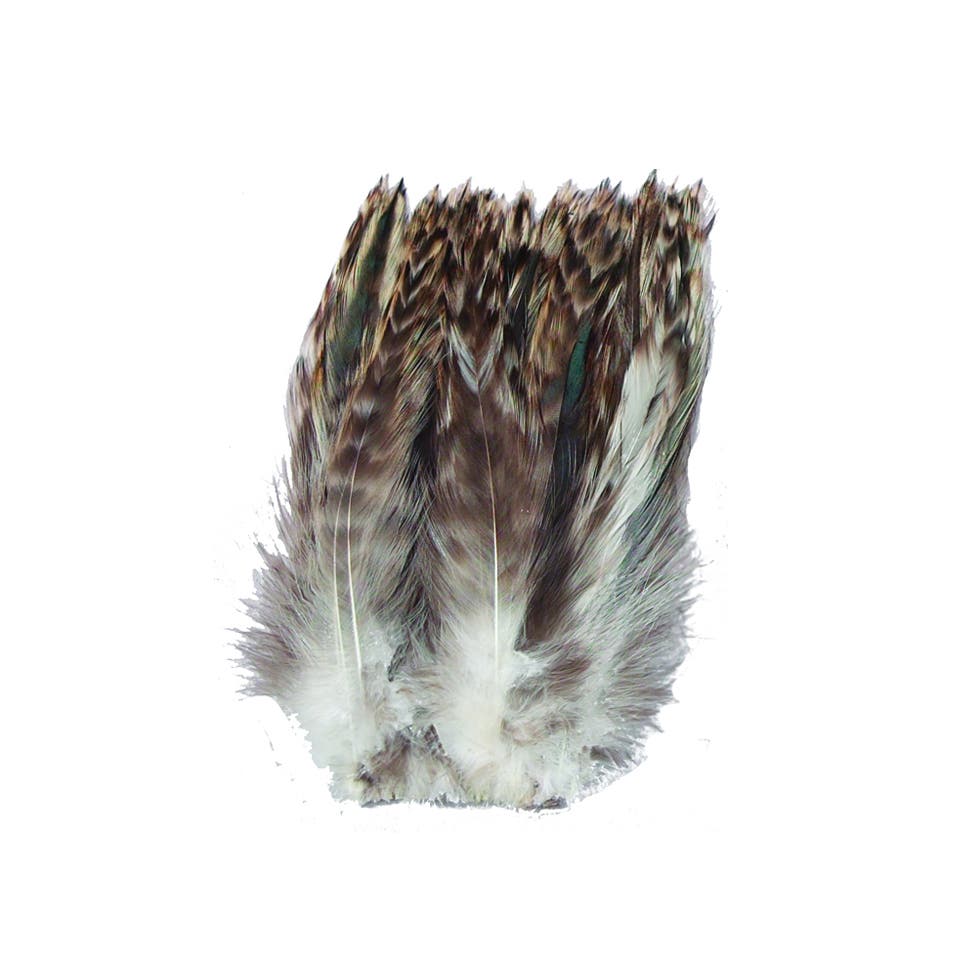 Strung Grey Chinchilla Hackle - Natural