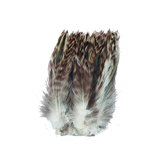 Strung Grey Chinchilla Hackle - Natural