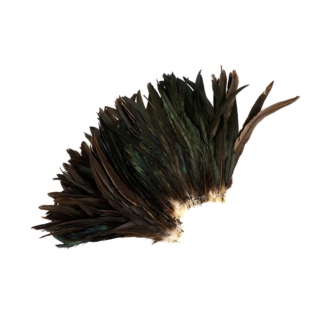 Rooster Coque Tails Feathers Bronze Natural 11-14" [1/4 LB Bulk]