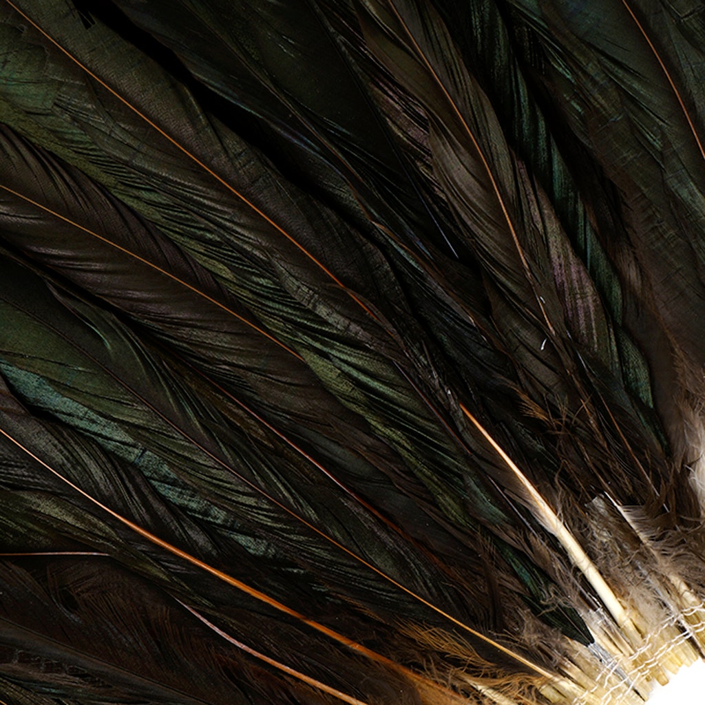 Rooster Coque Tails Feathers Bronze Natural 3-6" [1/4 LB Bulk]
