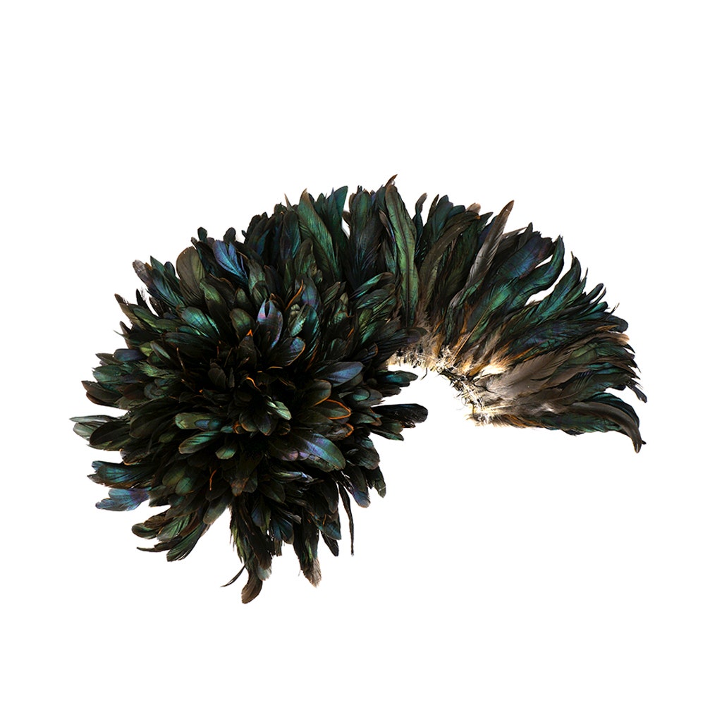 Rooster Coque Tails Feathers Bronze Natural 5-8" [1/4 LB Bulk]