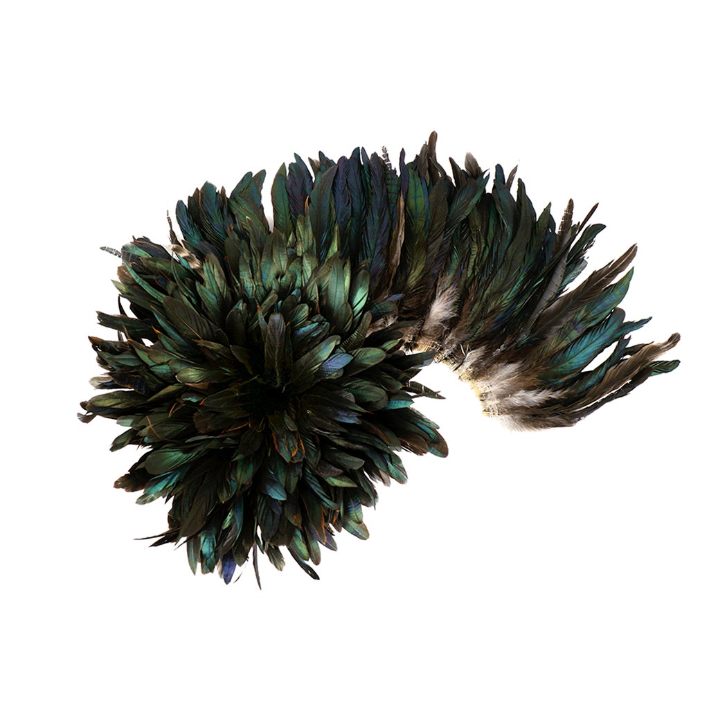 Rooster Coque Tails Feathers Bronze Natural 7-10" [1/4 LB Bulk]