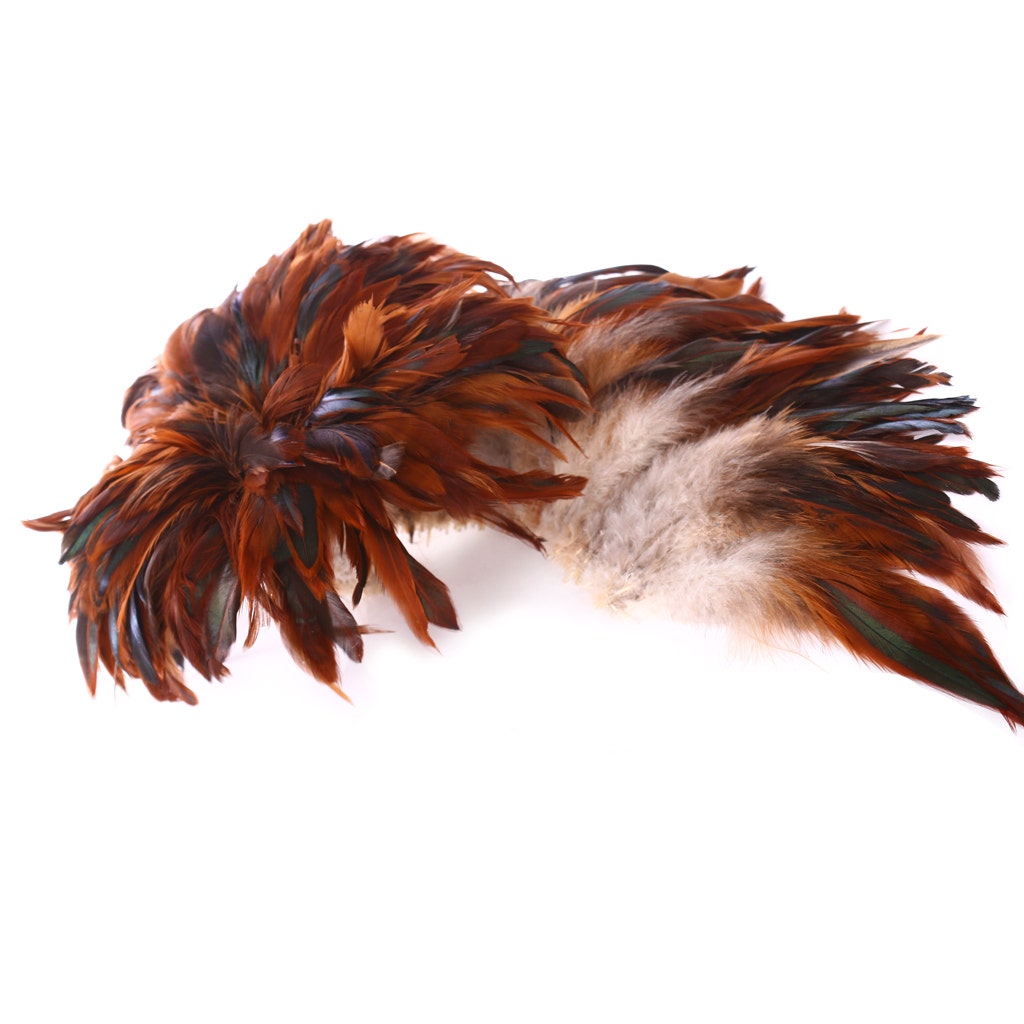 Rooster Schlappen-Half Bronze 1YD - Natural
