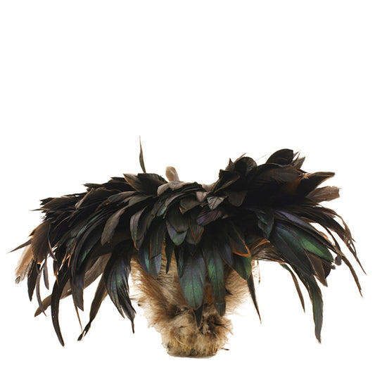 Rooster Schlappen-Bronze - Natural-8-10"