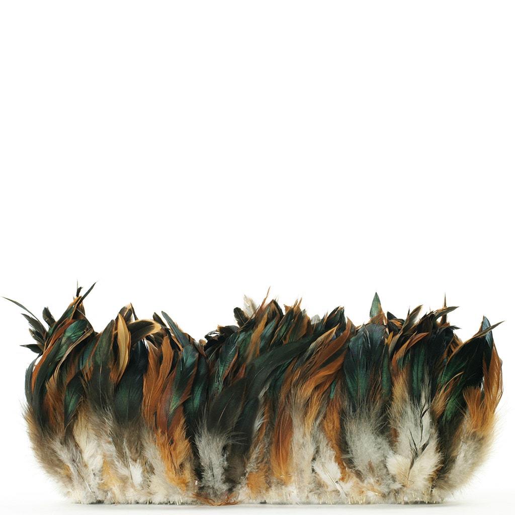 Rooster Schlappen-Half Bronze - Natural-6-8"