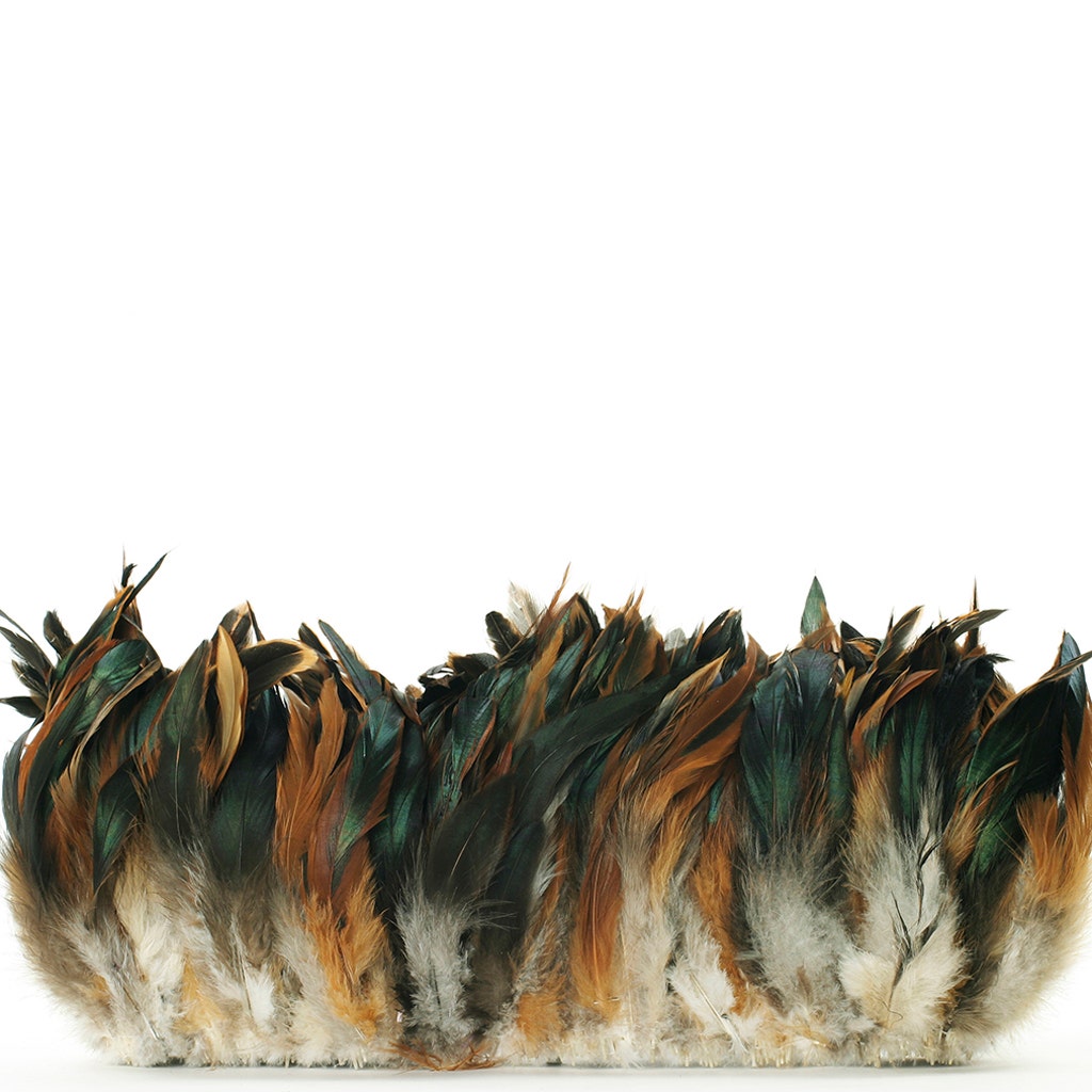 Rooster Schlappen-Half Bronze - Natural-8-10"