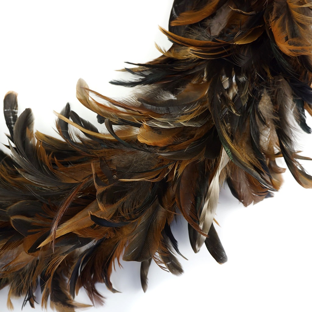 Schlappen Feather Wreath - Natural
