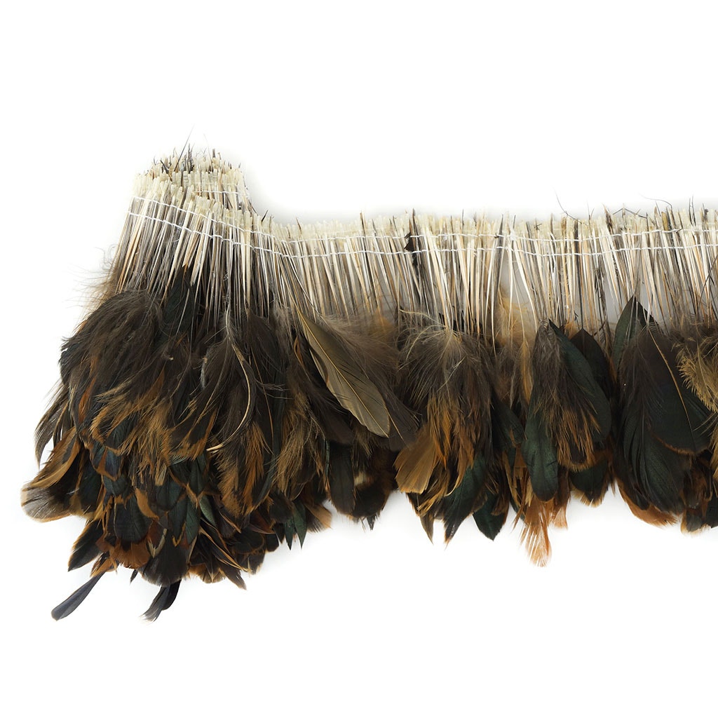 Strung Rooster Coque Tails Stripped - 4 - 6" - Natural