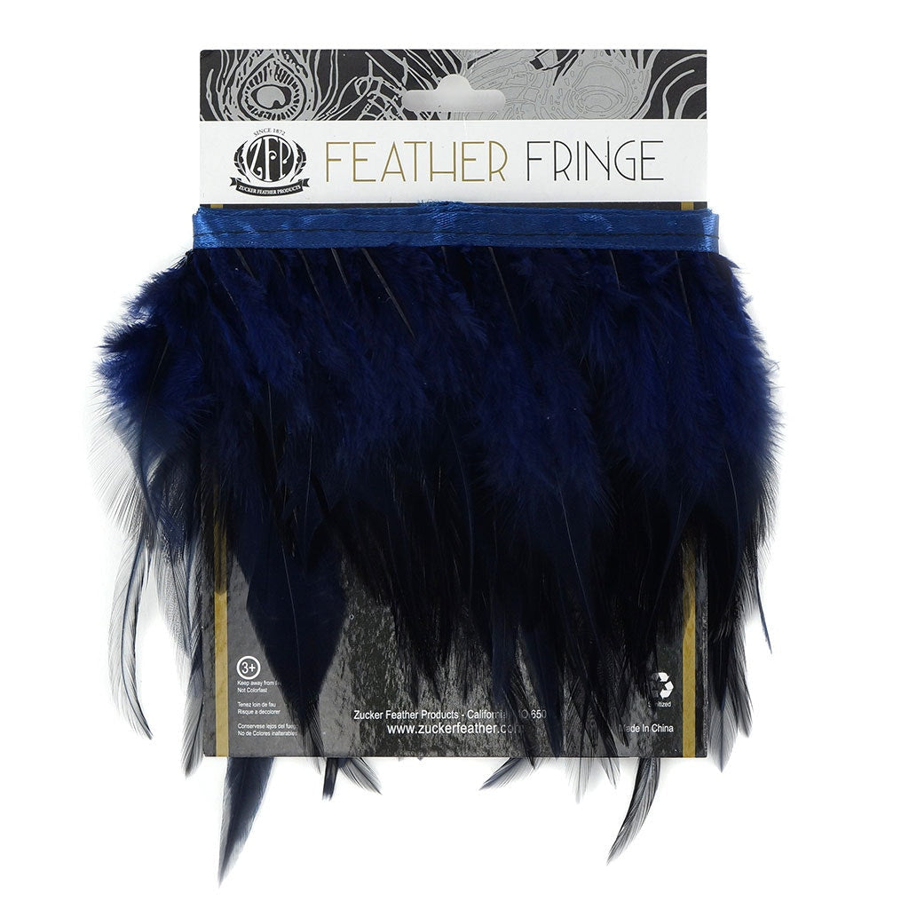 Saddle Fringe Dyed Navy