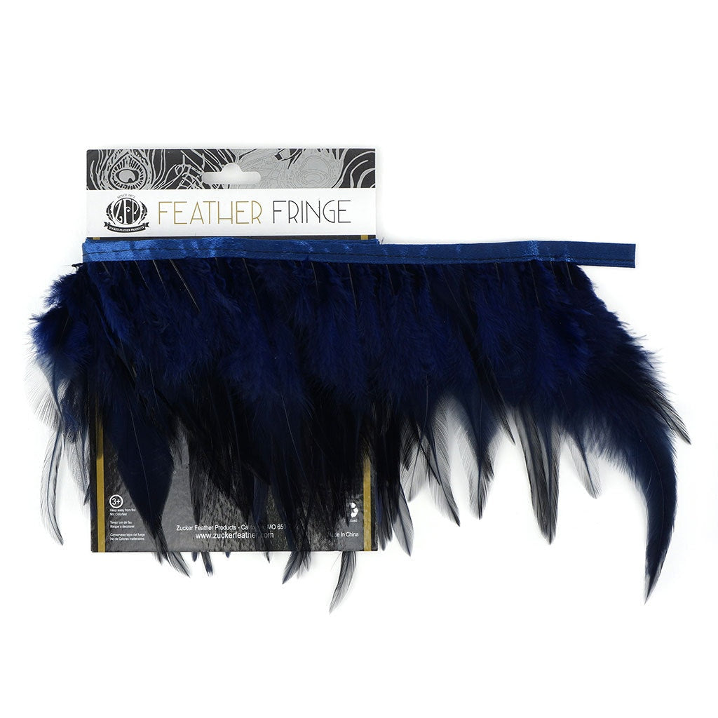 Saddle Fringe Dyed Navy